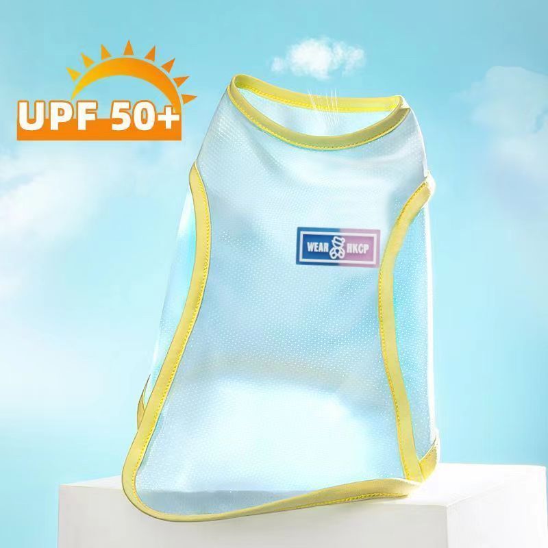 Phong Cách Mỏng Mùa Hè Mèo Quần Áo Chó Quần Áo Mùa Xuân Mùa Hè Phong Cách Gấu Băng Lụa Chó Vest Teddy Bichon Quần Áo Thú Cưng