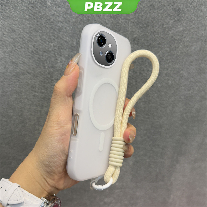 Ốp 2 Trong 1 Cho tecno Spark Go 1 GO 2025 POP 9 5G Spark Go 1S Vỏ Điện Thoại Chống Sốc Thiết Kế Mới Thẩm Mỹ Vỏ Thạch Màu Kép Có Dây Buộc Từ Tính Không Dây GDBSWX01