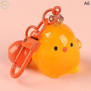 Mới Sáng Tạo Nhựa Dạ Quang Vương Miện Gà Búp Bê Xe Móc Khóa Túi Sách Mặt Dây Chuyền Phụ Kiện Gà Quà Tặng Tốt