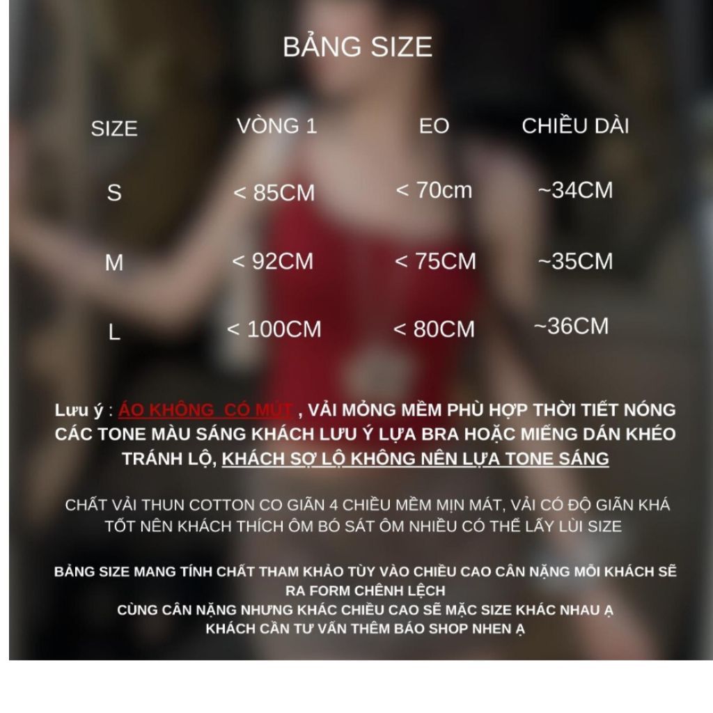 [TẶNG CỘT TÓC] Áo Hai Dây Nữ Basic Ôm Body Chất Thun Cotton Co Giãn Mềm Mỏng Nhiều Màu - B33 -Sam Botique