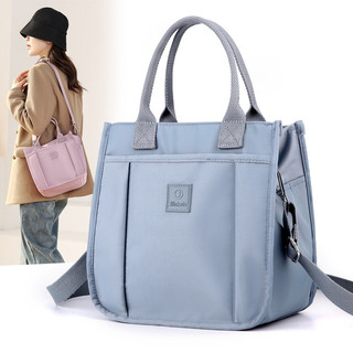 Hàng sẵn có 25×17×24cm Túi tote nữ vải nylon chống thấm, sức chứa lớn, đeo chéo/vai, phong cách mới, túi mẹ nhẹ Fe cao cấp