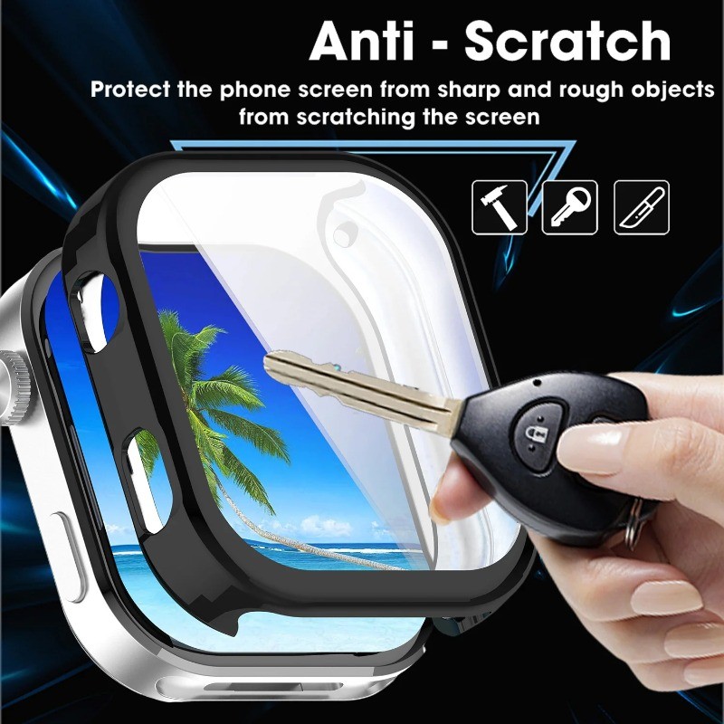 Đồng Hồ TPU Mạ Dành Cho Redmi watch6 Vỏ Mềm + Phim Đồng Hồ Màn Hình Ốp Lưng Cho Redmi Watch 6 Tất Cả Xung Quanh Vỏ Bảo Vệ