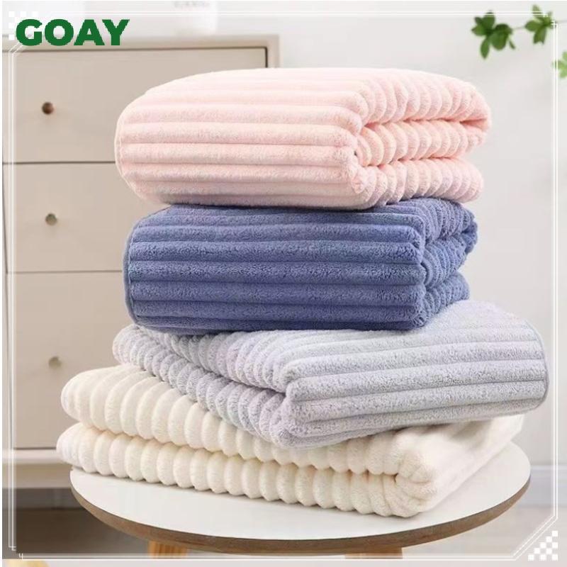 GOAY Khăn tắm sợi nhỏ cao cấp 4 màu Qui Dry Khăn tắm mềm thấm hút Quà tặng VN