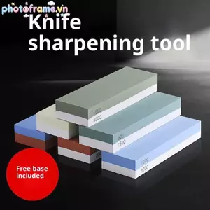 Khung ảnh 400 / 1000 / 3000 / 4000 / 8000 Grit Đá Mài Dao 2 Mặt Thép Carbon Mài Dao Đục Mài Góc Hướng Dẫn VN