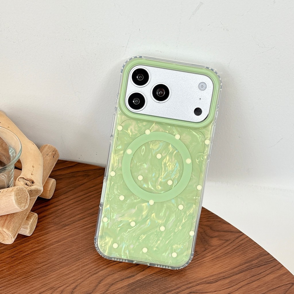 Ốp điện thoại chấm gợn sóng vỏ hút từ tính cho IPhone 17 Pro Max 17 16 15 14 Vỏ điện thoại chống rung