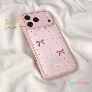 Ốp Lưng Cho IPhone 17 11 15 16 12 13 14 Pro Max X XS Max XR 14 16 15 Plus Air Vỏ mềm có dây buộc đệm khí Sweet Bowknot