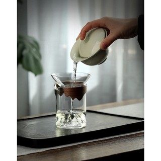 Tống chuyên trà bằng thủy tinh chịu nhiệt Borosilicate cao cấp