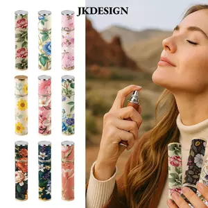 Bình nước hoa JKDESIGN, Chai xịt hoa 10ml, Hộp đựng mỹ phẩm rỗng chống rò rỉ di động Du lịch