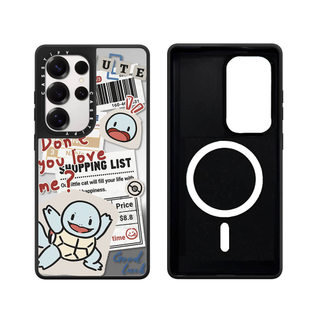 Từ Báo Động Vật Hoạt Hình Gương Cứng Phone Case Dành Cho Samsung Galaxy S26 25 24 23 UItra S26 25 24 23 Plus Vỏ Bảo Vệ Chống Sốc
