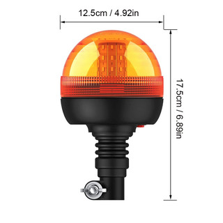 Đèn LED Xoay Cảnh Báo Cho John Deere Máy Kéo Xe Tải Nhấp Nháy Hổ Phách Linh Hoạt Khẩn Cấp Đèn Beacon Lâm Nghiệp
