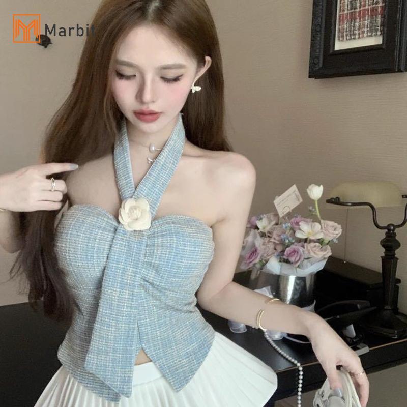 [Mar-T] Áo vest hai dây mỏng kiểu Pháp, gợi cảm cho mùa hè