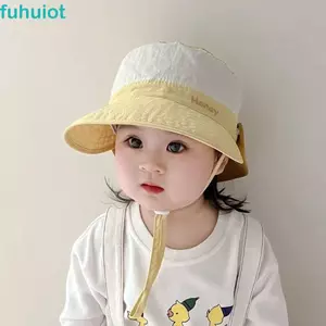 Mũ xô động vật hoạt hình FUHUIOT, Mũ che nắng trẻ em mùa hè khô nhanh có thể tháo rời, Mũ chống nắng chống tia cực tím thoáng khí Mũ thêu chữ Mũ che nắng trẻ em Mũ ngư dân trẻ em Kid