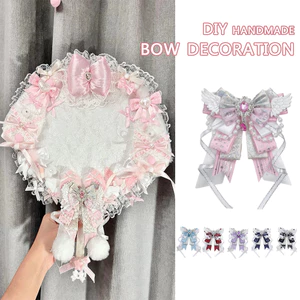Itabag Phụ Kiện Ruy Băng Nơ Trang Trí Mặt Dây Chuyền Gothic DIY Móc Khóa Dễ Thương Quà Tặng Cho Người Bạn Ins Phong Cách