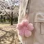 EDIWANY Móc Khóa, Sang Trọng Sakura Series Túi Quyến Rũ, Thời Trang DIY Mềm Túi Quà Tặng Mặt Dây Chuyền Ba Lô Trang Trí