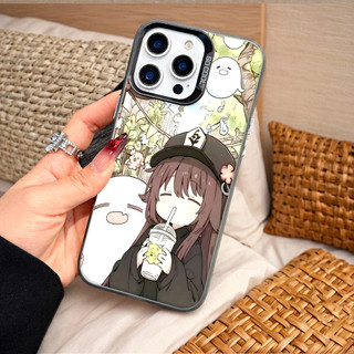 Ốp Lưng Iphone Phim hoạt hình thời trang Cho Iphone 7 xs xr 11 12 13 14 15 16 Pro Max Plus Genshin Impact Hu Tao cute