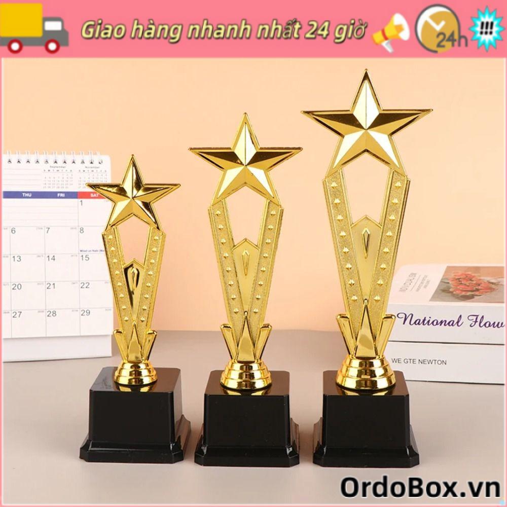 Cúp ORDOBOX bằng nhựa vàng, quà lưu niệm thủ công, cúp người chiến thắng, cúp trẻ em