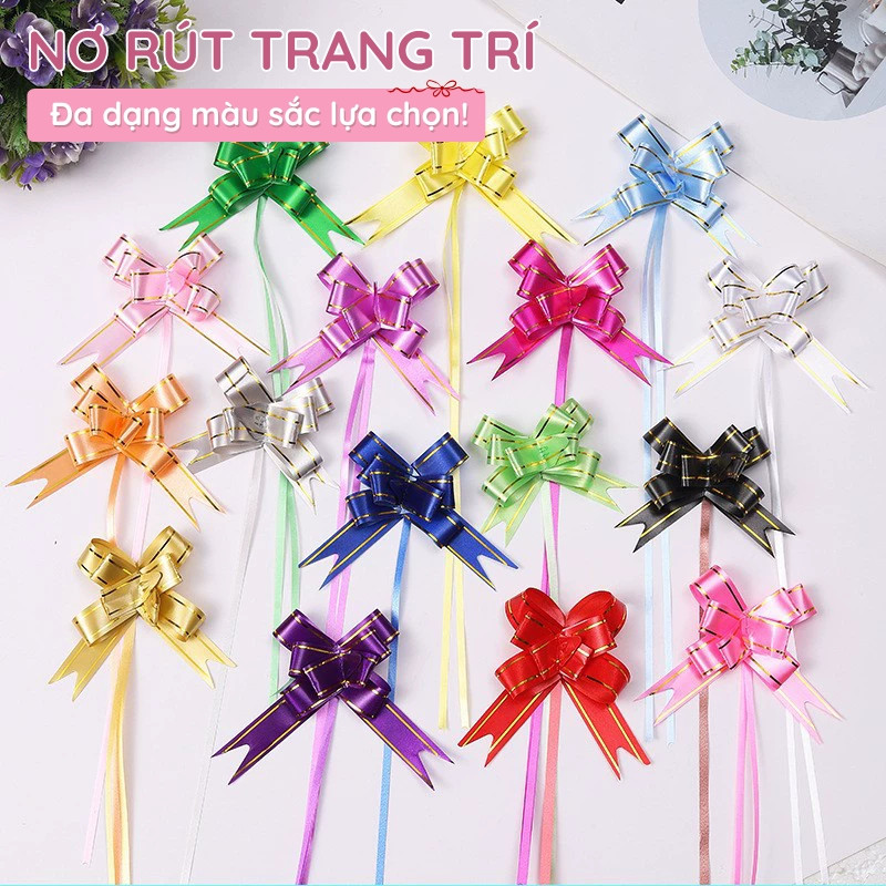 Nơ rút gói quà Combo 30 phụ kiện trang trí Tết, decor sự kiện và quà tặng thêm ý nghĩa, thiết kế tinh tế