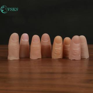 Chenlongshang Chân giả Ngón tay giả Mô phỏng Cotsses Prostheses Găng tay silicon biến mất để chơi Đạo cụ xảo quyệt Prank EN