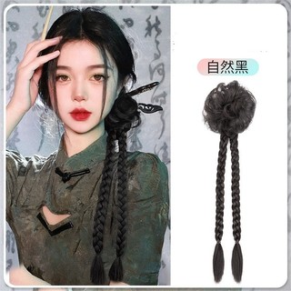 Tóc giả kiểu đuôi ngựa và bện, phù hợp làm phụ kiện chụp ảnh