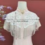 Khăn Choàng Saia Vintage Ren Handmade, Thiết Kê Thanhh Lich Với Tua Rua Phù Hợp Với Hanfu