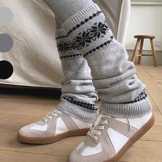 Misa Thời Trang Mùa Đông Chân Ấm Nữ Ấm Áp Dệt Kim Chân Vớ Đầu Gối JK Gothic Bé Gái Tất Dài Vớ Chân Ấm Áp Mùa Thu Tất