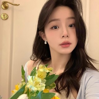 Bông tai hành tinh ngọc trai phong cách Hàn Quốc, ngọt ngào và sang trọng