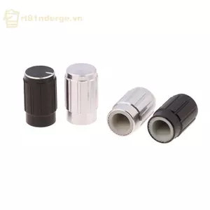 Ge 1 Chiếc 10 * 16MM Hợp Kim Nhôm Bạc Âm Thanh Inte Núm D Trục Hoa Chiết Áp Bộ Mã Hóa Nắp Lỗ n
