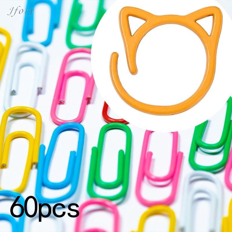 Jfory Mèo Tai Móc Đánh Dấu Hợp Kim Kẽm Men Stitch Marker Nhẫn Thủ Công Đan Móc Bộ Cho Handmade DIY Dự Án
