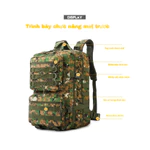 🏕️ Ba Lô Chiến Thuật Màu Dịp 50L Vải Oxford | Kháng Mài Chống Thấm, Nhiều Ngăn Chia Lưu, Dùng 3 Dạng (Đôi Vai/Đơn Vai/Chịu Tay), Dành Cho Leo Núi, Cắm Trại & Lênh Lạc — ảnh 3
