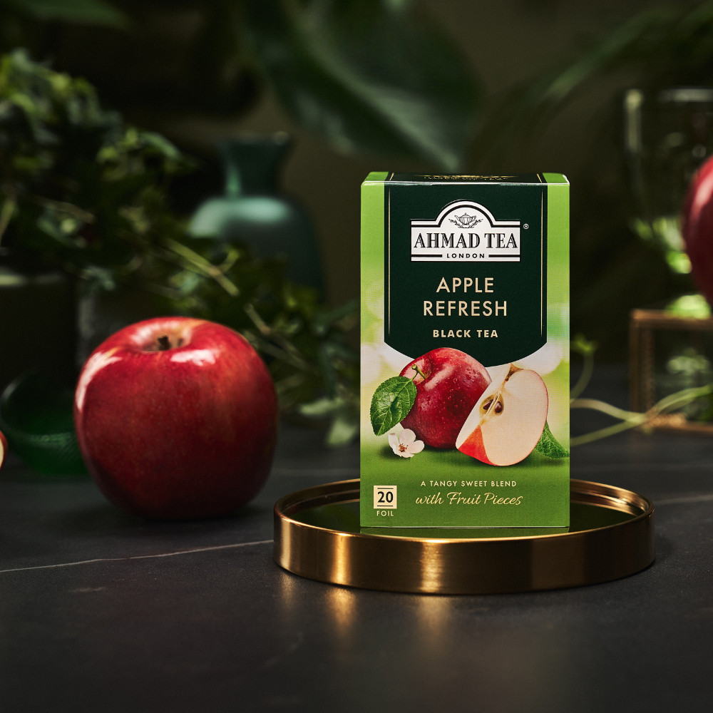 Trà Hương Táo AHMAD Apple Hộp 40g Túi Lọc Có Bao Thiếc 20 Túi Trà Ceylon Hòa Quyện Táo Đỏ Dễ Uống