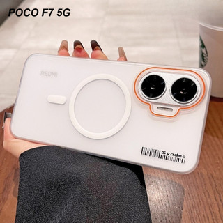 Ốp điện thoại từ tính mờ XIAOMI POCO F7 F6 F5 X7 X5 M6 Pro POCO C75 C65 Vỏ bảo vệ tản nhiệt siêu mỏng Vỏ cứng PC đơn giản
