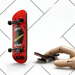 Ván trượt ngón tay fingerboard chuyên nghiệp - Hợp kim Swing Hỗ trợ ，Bằng Gỗ Phong，Độ dày 1,8mm，Vòng bi loại bóng