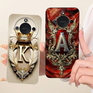 Dành Cho Honor X9c Ốp Lưng Thông Minh Sang Trọng Chữ Cái Thái Silicon Mềm Chống Sốc Vỏ Điện Thoại Cho Honor X60 5G Fundas Honor X9cSmart Cản
