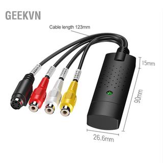 Geekvn Geekvn SIUKE USB Capture Card VHS to Digital Converter 2.0 Video Audio Box VCR TV Hỗ trợ Win 7/8/10