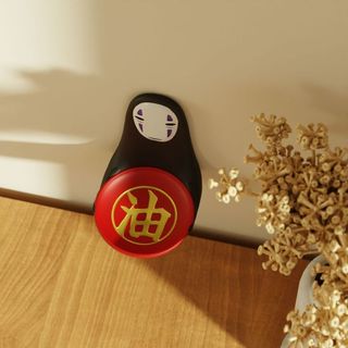Spirited Away Vô Diện Nam Sáng Tạo Chìa Khóa Lưu Trữ Hoạt Hình Ngoại Vi Cửa Vào Hộp Bảo Quản Nhựa Treo Tường