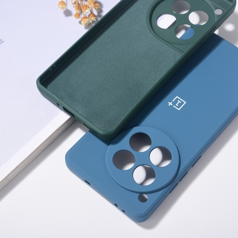 Full Cover Chất Lỏng Cạnh Thẳng Ốp Lưng Điện Thoại OnePlus 8 8T 9 9R 9RT 8T + Pro 5G Ốp Lưng Chống Cháy Nổ Chống Rơi Bao Silicon Mờ