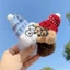 QEARY 2 Chiếc Móc Khóa Búp Bê Sang Trọng, Túi Treo Kính Hoạt Hình Kitty Mặt Dây Chuyền, Móc Khóa Ô Tô Ngộ nghĩnh Đồ Trang Trí Dễ Thương Từ Tính Móc Khóa Cho Chó Trang Trí Túi