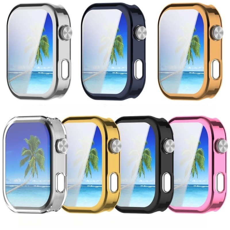 Đồng Hồ TPU Mạ Dành Cho Redmi watch6 Vỏ Mềm + Phim Đồng Hồ Màn Hình Ốp Lưng Cho Redmi Watch 6 Tất Cả Xung Quanh Vỏ Bảo Vệ