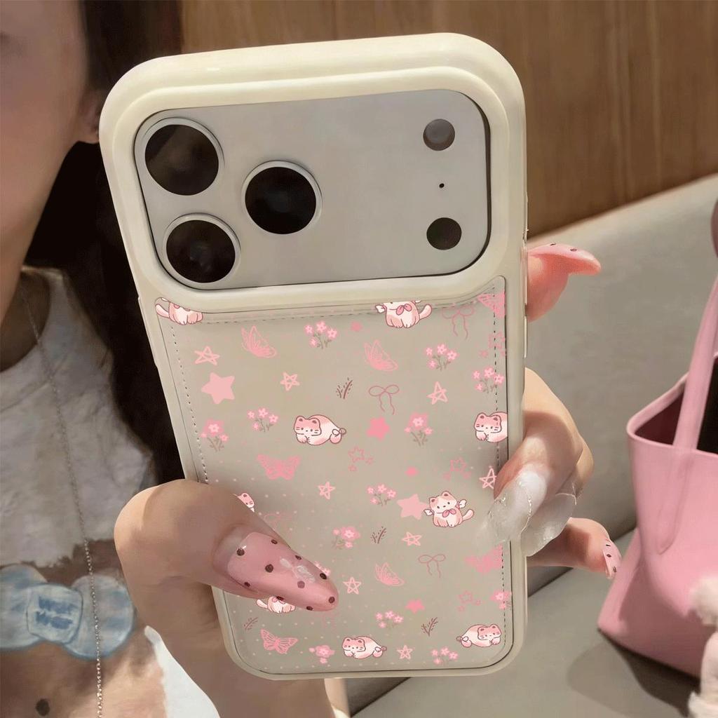 Hoa Vine cho 17 16 15PROMAX trường hợp điện thoại IPhone17 lỗ lớn 16 13 trống gói