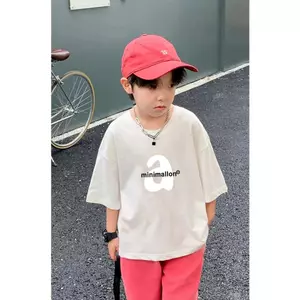 Áo Thun, Hàng Mới, Trẻ Em, Bé Gái, Bé Trai, Cotton, Mùa Hè