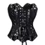 DARON Ren Xương Cá Shapewear, Hoa Rỗng Slim Fit Quần Lót Nữ, Phong Cách Cô Gái Cay Không Tay Điều Khiển Bụng Shapers Ren-up Corset Đi Biển
