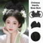 COCODECOVED Tóc Giả Cổ Trung Quốc, Túi Tóc Lười Truyền Thống Tóc Retro Chignon, Vintage Cô Dâu Mũ Tóc DIY Hanfu Nơ Bun Tang Triều Đại