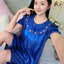 Cửa Hàng Ngắn Tay Ice Silk Bộ Đồ Ngủ Nữ Trung Niên Plus Béo Plus Bộ Đồ Lớn Phiên Bản Hàn Quốc Gợi Cảm Mỏng Phong Cách Homewear