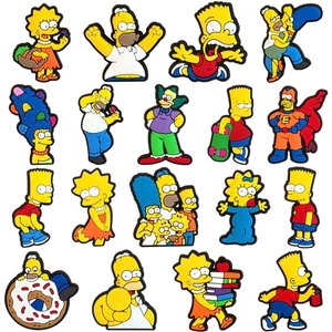 Set charm Gia đình Simpsons - Charm gắn dép hot hit