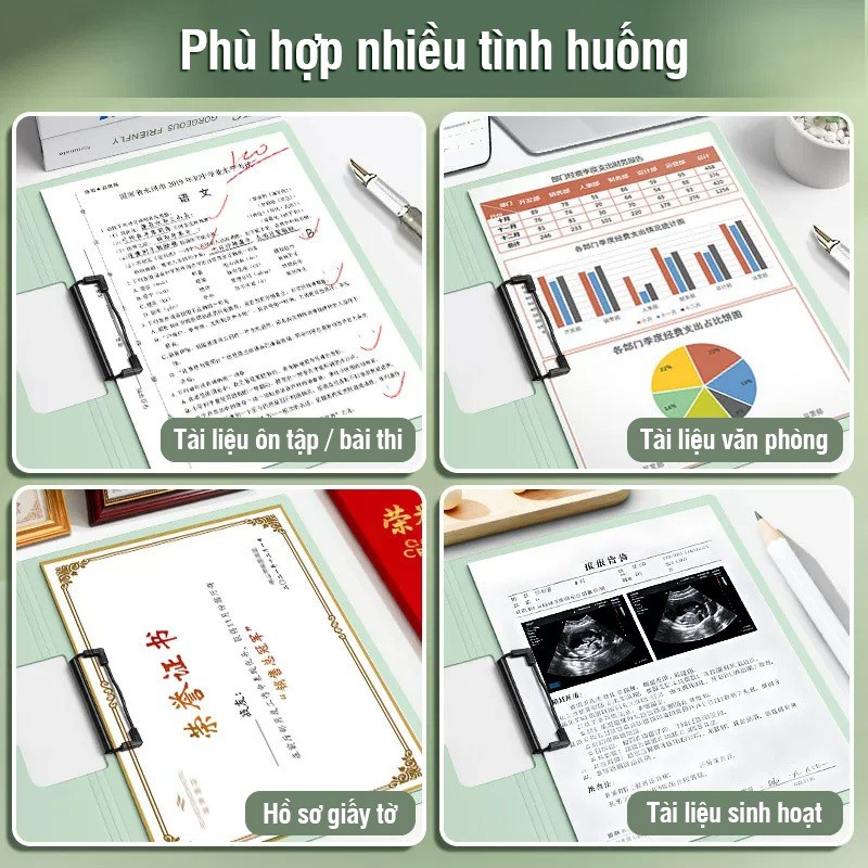 Kẹp Tài Liệu A4 Hộp Đựng Tài Liệu Gọn Gàng, Bìa Cứng Bảo Vệ Tối Đa, Rất Cần Thiết Cho Học Sinh Và Dân Văn Phòng