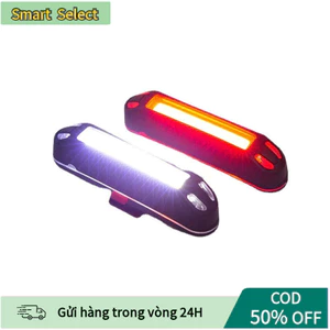 【COD】Đèn cảnh báo chống nước cho xe đạp, sạc USB tiện lợi, ánh sáng nhấp nháy thu hút, an toàn cho đêm hoặc trời mưa.
