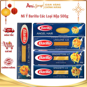 Mì Ý Barilla Các Loại Hộp 500g, Mì Có Độ Dai Hoàn Hảo, Không Nhão Khi Luộc Chuẩn Gu Ẩm Thực Italia