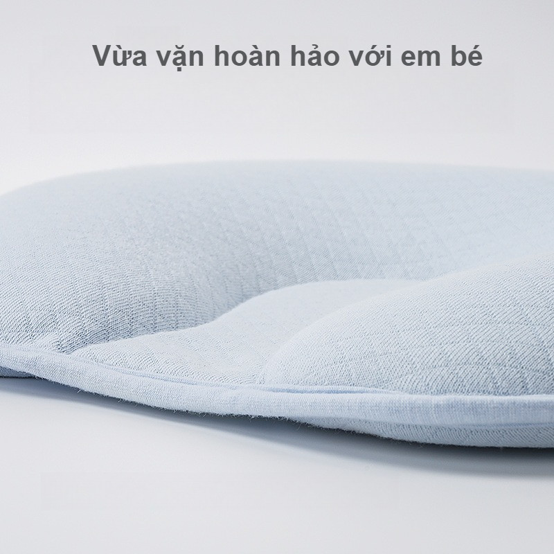 【SKISOPGO】Gối Cao Su Non Cho Bé,từ 0 - 12 tháng tuổi,Thoáng Khí,Dễ Vệ Sinh,Gối Nằm Bé Sơ Sinh