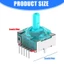 Yoo Pack 2 Cần điều khiển hiệu ứng Hall cho bộ điều khiển Ngón tay cái điện từ