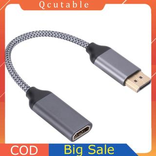 4K UHD DP Sang HDMI Tương Thích HD TV Video Bộ Chuyển Đổi Âm Thanh Nam Sang Nữ DP Sang HDTV Cáp Chuyển Đổi Cho Máy Tính Laptop HP / DELL
